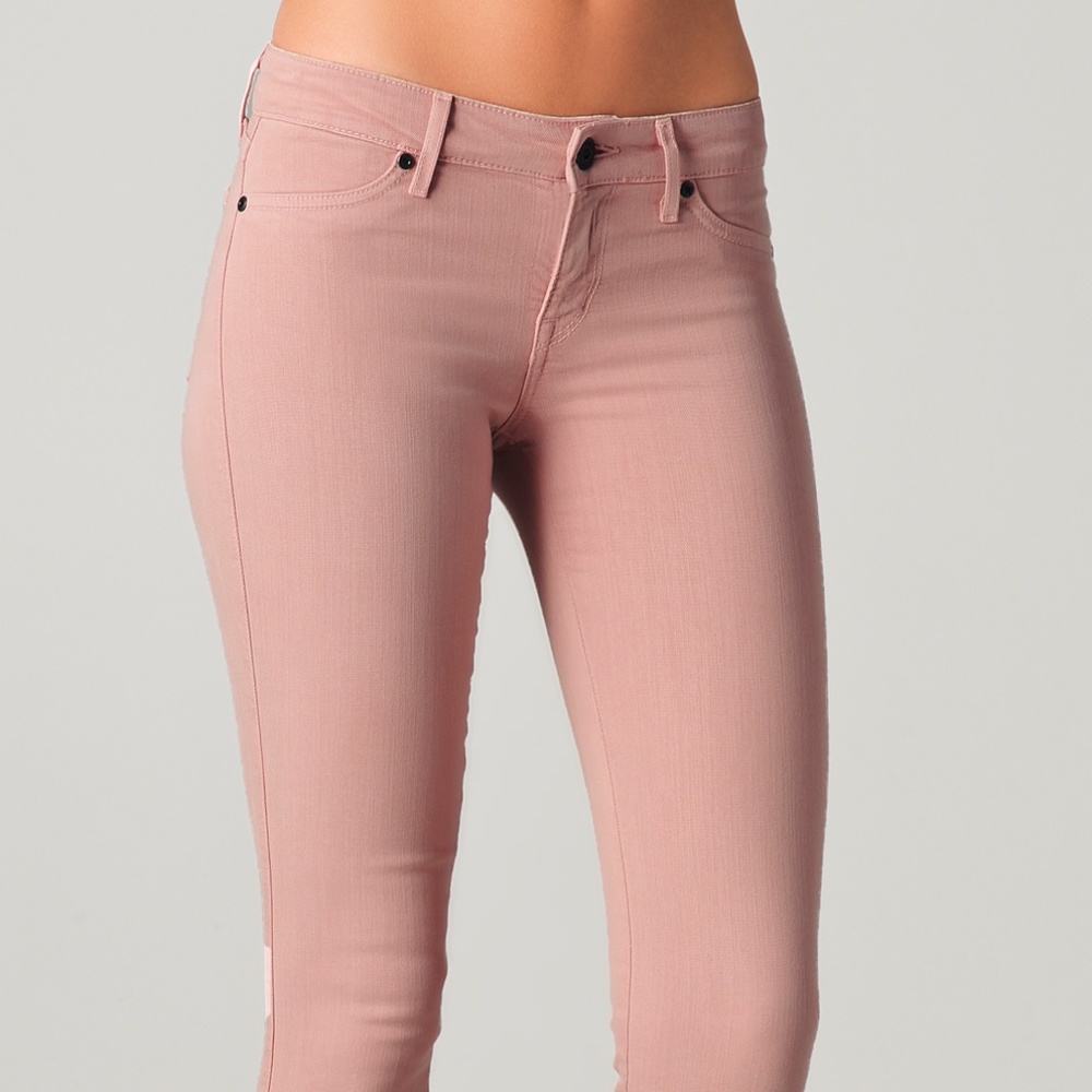 Rose Dust Light Wash Legacy Skinny Jeans
